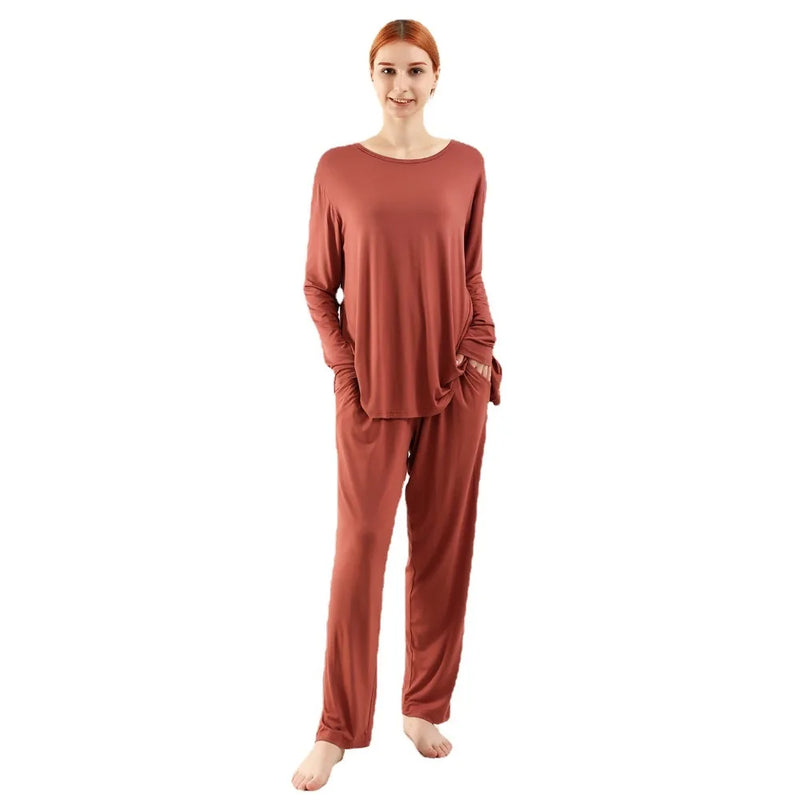 Women’s Loungewear Pajamas 2 Pieces Set for Woman Clothes Soft Lounge Wear 3XL-7XL Large Loungewear Suit Elastic Waist Pants