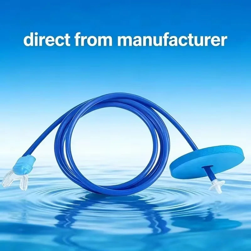 Floating Air Intake Dry Snorkel Tube, Adult Silicone Underwater Breathing Equipment, Freediving Swimming Training Snorkeling Ge