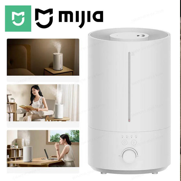 MIJIA Humidifiers 3, Large 4.5L Capacity, 350mL/h Humidifying Capacity, Water Shortage Protection,CN Version With Adapter
