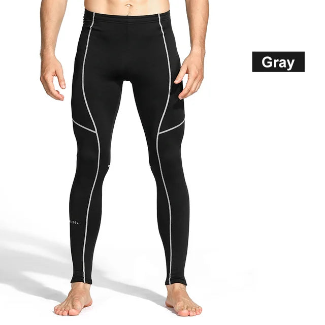 INBIKE Men's Compression Pants Tights Winter Warm Sports Leggings for Running Workout Tights with Pockets Sportswear Clothing