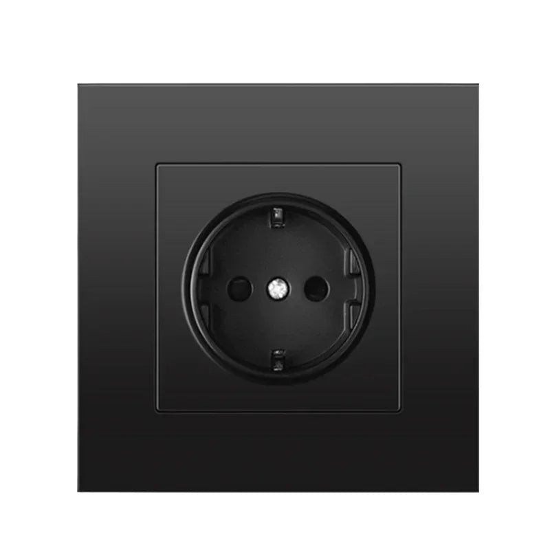 Depoguye High Quality Retro European Lamp Switch Socket, Stainless Steel Brass Toggle Switch Plate, Household Wall Lamp Switch