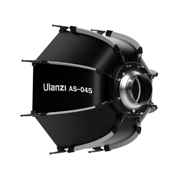 Ulanzi AS-045 ប្រអប់ទន់រាង Octagonal Honeycomb Grid ទំហំ 45cm សម្រាប់ថតពន្លឺ Flash ស្ទូឌីយោថតរូប