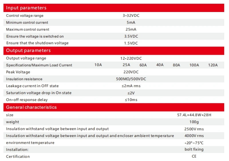 GEYA GSR1-1 Solid State Relay SSR Zero-crossing  Single Phase DC to AC SSR-25DA SSR-40DA High Performance