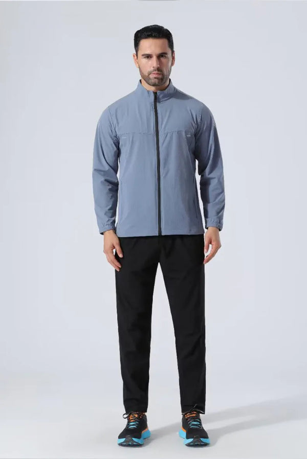 New men's and women's sports jacke Spring and Autumn quick-drying breathable outdoor running  fitness and elastic casual top