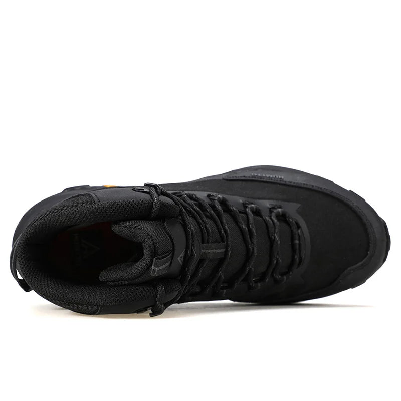 HUMTTO Winter Breathable Trekking Shoes Men Outdoor Rubber Sneakers Men's Wear-resistant Non-slip Off-road Sports Hiking Boots