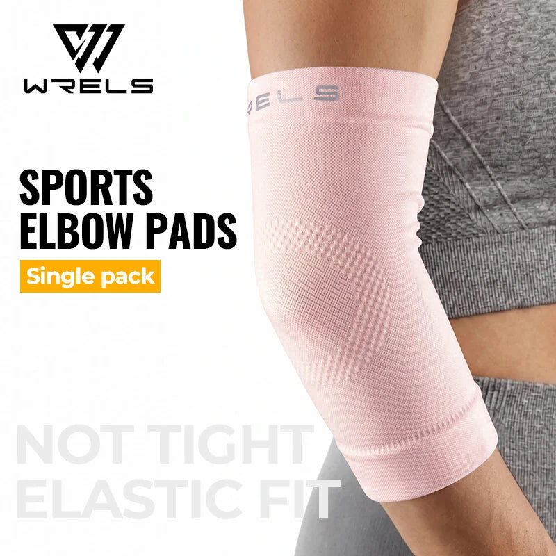 WRELS Elbow Brace Compression Arm Sleeve Breathable Ultralight Elbow Support Non Slip Men Women Basketball Gym Elbow Protector