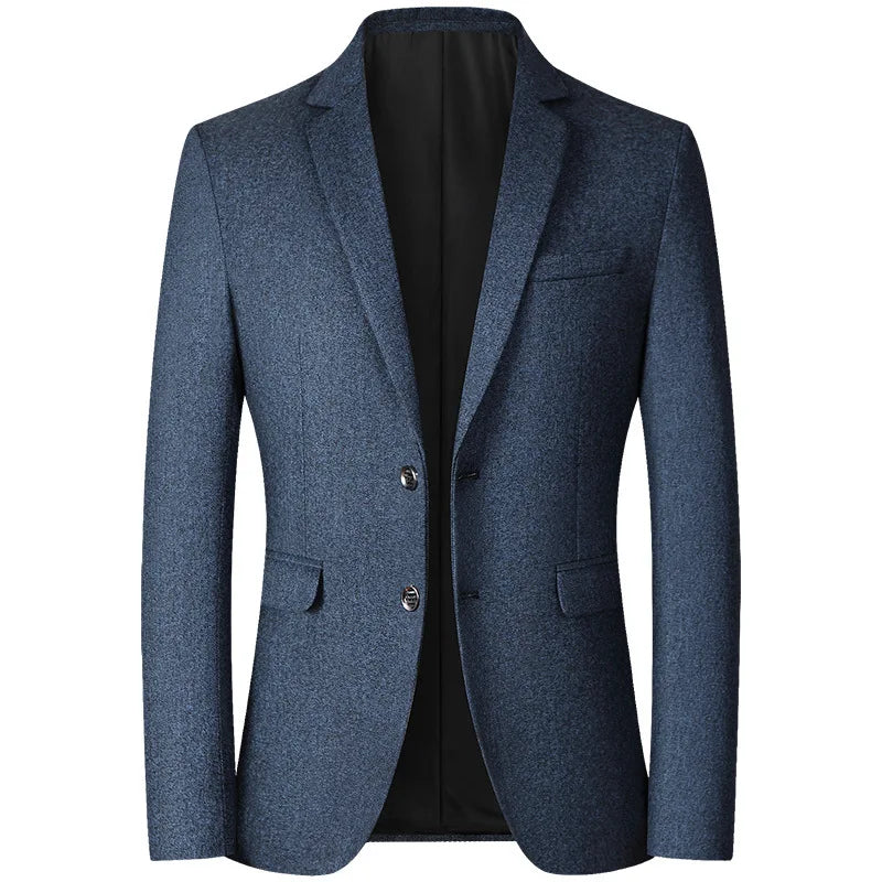 2026 New Men's Red Suit Jacket, Asian Size Blue Slim Coat, Gray Yellow Blazers, M-4XL