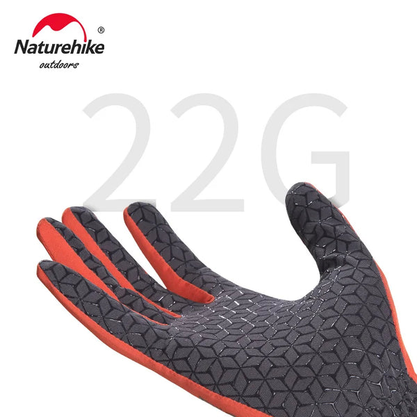 ស្រោមដៃជិះកង់ Naturehike ការពារកម្តៅថ្ងៃ SPF50+ រដូវផ្ការីក រដូវក្តៅ ម្រាមដៃពេញ មានខ្យល់ចេញចូលបាន កីឡាឡើងភ្នំ ជិះក្រៅផ្ទះ