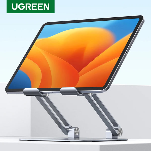 UGREEN ជើងទ្រទូរស័ព្ទថេប្លេត ជើងទ្រ iPad អាលុយមីញ៉ូម សម្រាប់ iPad Pro iPhone Xiaomi Tablet ទ្រទ្រង់ Laptop ជើងទ្រទូរស័ព្ទ ជើងទ្រថេប្លេត