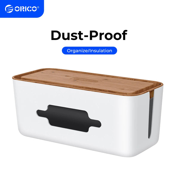 ORICO Organize Box for Power Strip Management Organizer Dust Proof Protection for Socket Network Filter Phone Holder