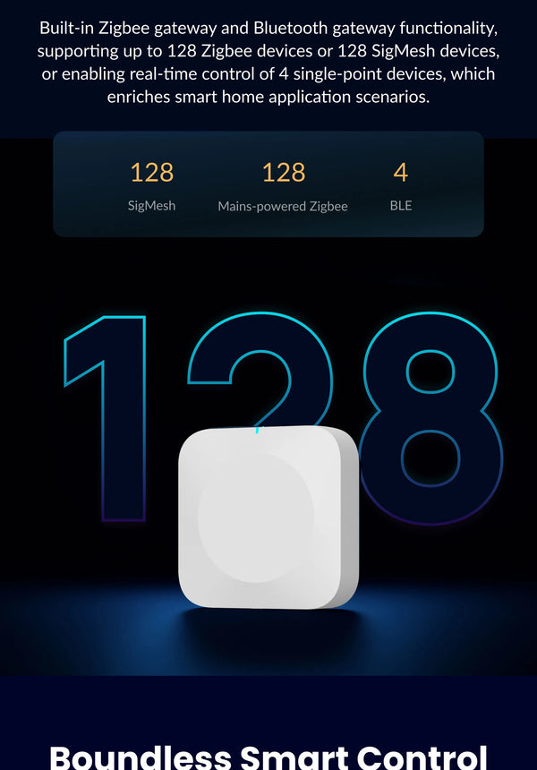 2.4G 5G Tuya ពហុរបៀប Zigbee Gateway Bletooth Hub ឧបករណ៍ស្វ័យប្រវត្តិកម្មស្ពានឥតខ្សែសម្រាប់ផ្ទះឆ្លាតវៃ Alexa Google Home