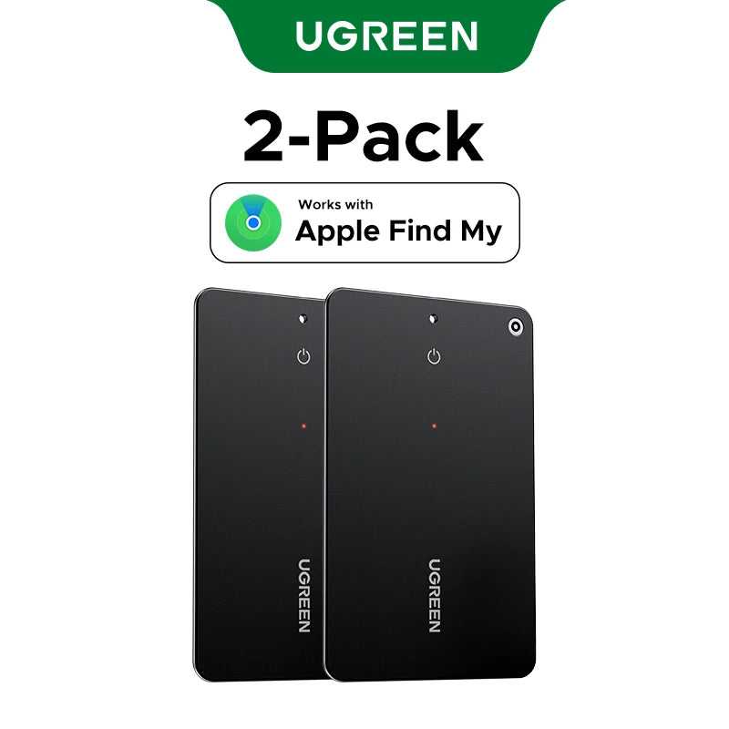 UGREEN Security SmartTrack Card Works with Apple Find My Wallet Bluetooth Tracker Phone Finder Water Resistant (iOS Only)
