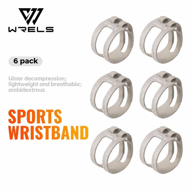WRELS Sports Wrist Brace Adjustable Compression Wristband Breathable Prevent Sprain Gym Fitness Wrist Workout Support Strap
