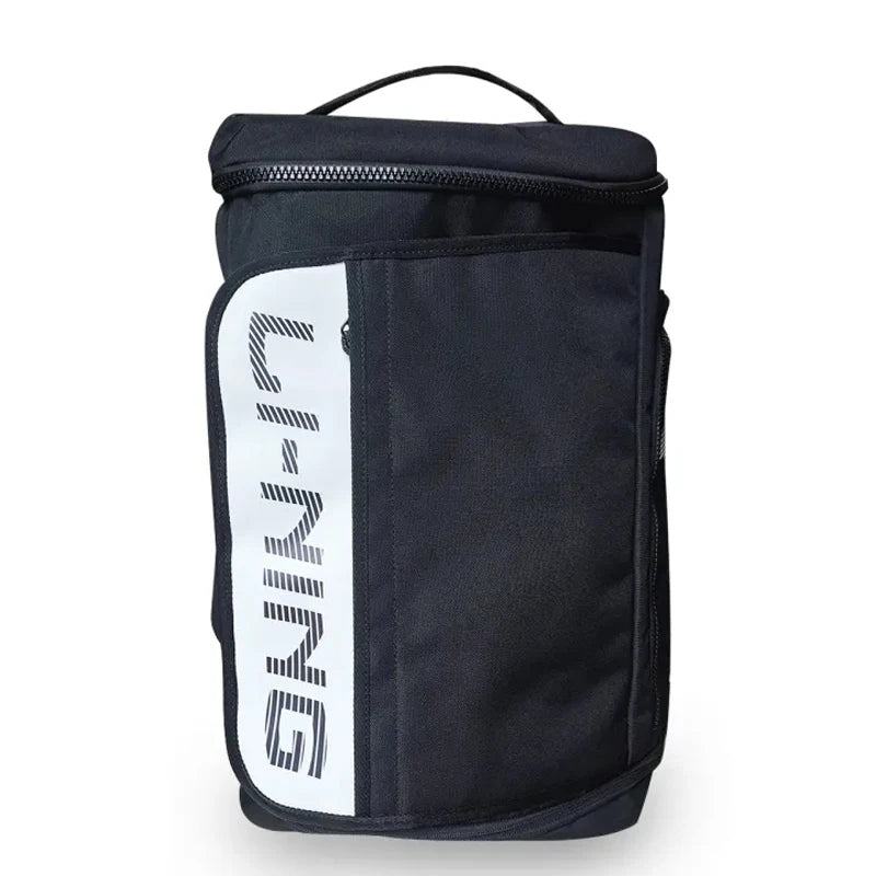 កាបូបស្ពាយបាល់បោះ Li-Ning Unisex ធ្វើពីប៉ូលីអេស្ទ័រ សមត្ថភាពធំ ងាយស្រួលប្រើប្រាស់ ទាន់សម័យ កាបូបស្ពាយចំហៀងពីរជាន់សម្រាប់បុរស និងស្ត្រី ABSV359