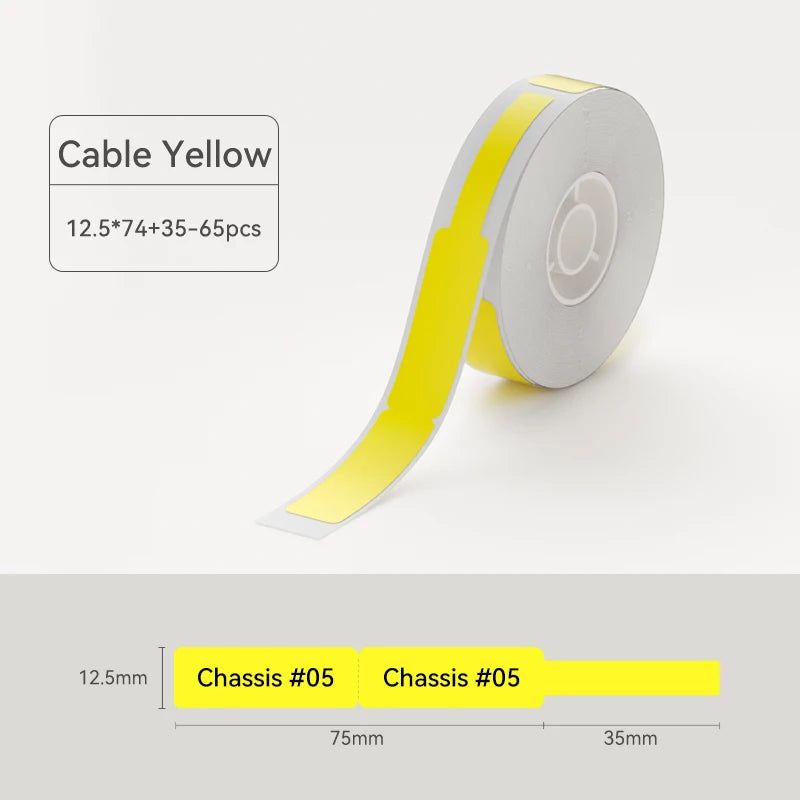 Niimbot Waterproof Anti-Oil Printing Label Paper Scratch-Resistant Tape Sticker for D11 D110 D101 H1S Mini Thermal Label Printer