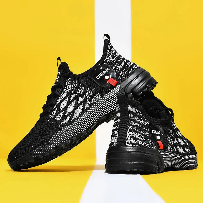Mens Walking Shoes Big Size Retro Trendy Design Cushioning Anti Slip Street Daily Jogging Lightweight Casual Sneakers for Man