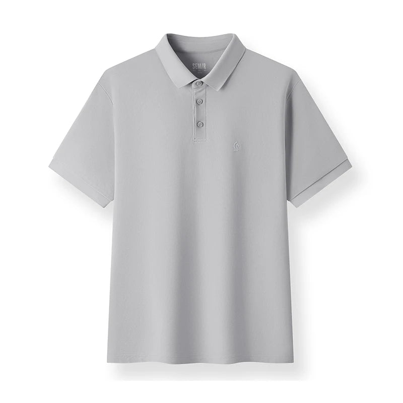 Semir Mens Polo 2026 Classic Lapel Knitted Moisture Wicking Quick Dry Cool Feeling Antibacterial