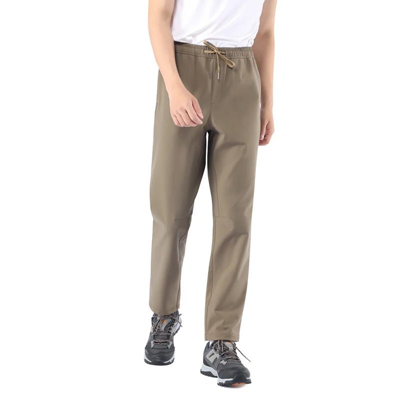 HUMTTO Camping Hiking Pants Men Winter Trekking Hunting Men's Pants Warm Breathable Black Outdoor Working Sports Man Trousers