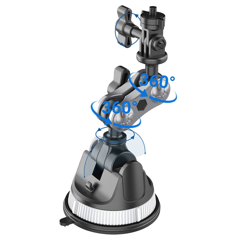 SEAMETAL Suction Cup Car Phone Shooting Stand Magic Arm Car Dashboard Windshield Phone Mount GPS Holder for Car Accessories