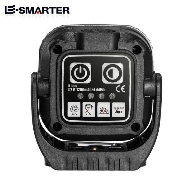 ភ្លើងពិលចល័ត LED ភ្លើងការងារ ភ្លើងជួសជុលរថយន្តបង្វិលបាន 180 ដឺក្រេ ភ្លើងពិលសាក USB