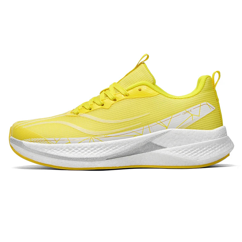 Unisex Sports Shoes Professional Running Anti Slip Cushioning Rebound Training Shoes New Youth Competition Mesh Running Shoes