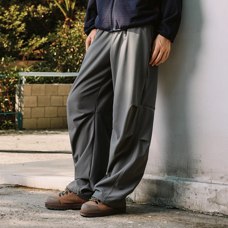 Semir Parachute Pants Loose Fit Men 2025 Winter Curved Leg Sporty Outdoor Casual Comfortable Trendy Bottoms