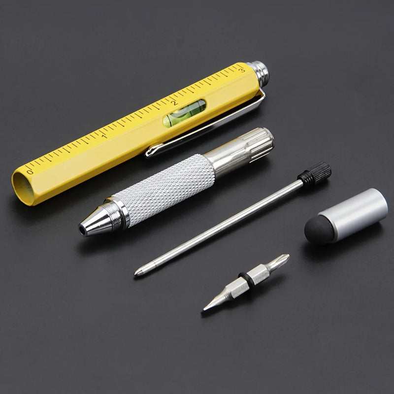 1/2pcs Hexagonal 7-in-1Stylus Pen • Capacitive Touch Screen Compatible • Twist Closure • Ergonomic Grip • for Ages  stylos
