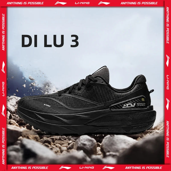 ស្បែកជើងរត់ Li-Ning Unisex DI LU 3 Trail XTRM-BOOM FIBER ស្រាល ខ្យល់ចេញចូលបាន ស្បែកជើងកីឡា Lining រត់ចម្ងាយឆ្ងាយ ARNW009