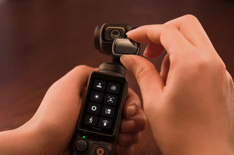 DJI Osmo Pocket 3 Black Mist Filter can control highlight flares, lower image sharpness for DJI Osmo Pocket 4