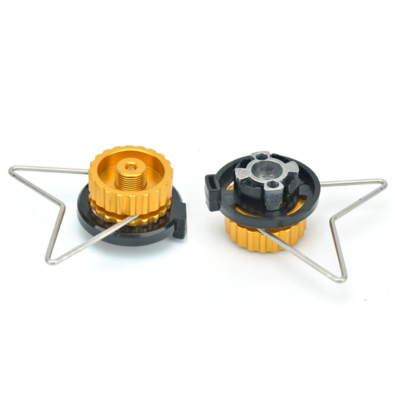 Gas Stove Adapter Propane Refill Adapter Split Type Furnace Converter Tank Cylinder Adapter Burner Accessories  Camping