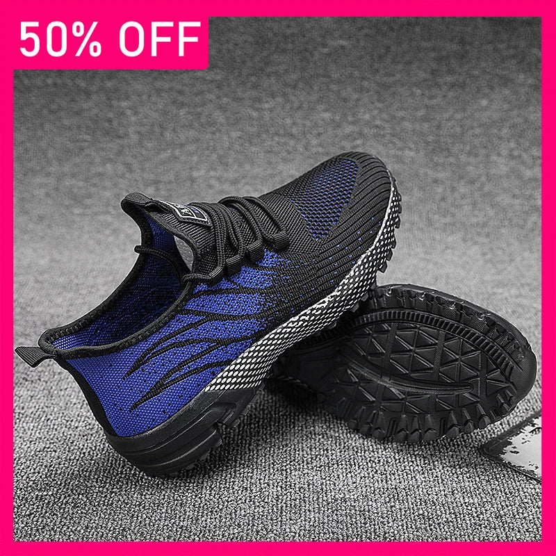 Men Sports Shoes Summer Mesh Lightweight Soft Sole Fitness Shoes 2026 New Comfortable Versatile Outdoor Jogging Tennis Shoes