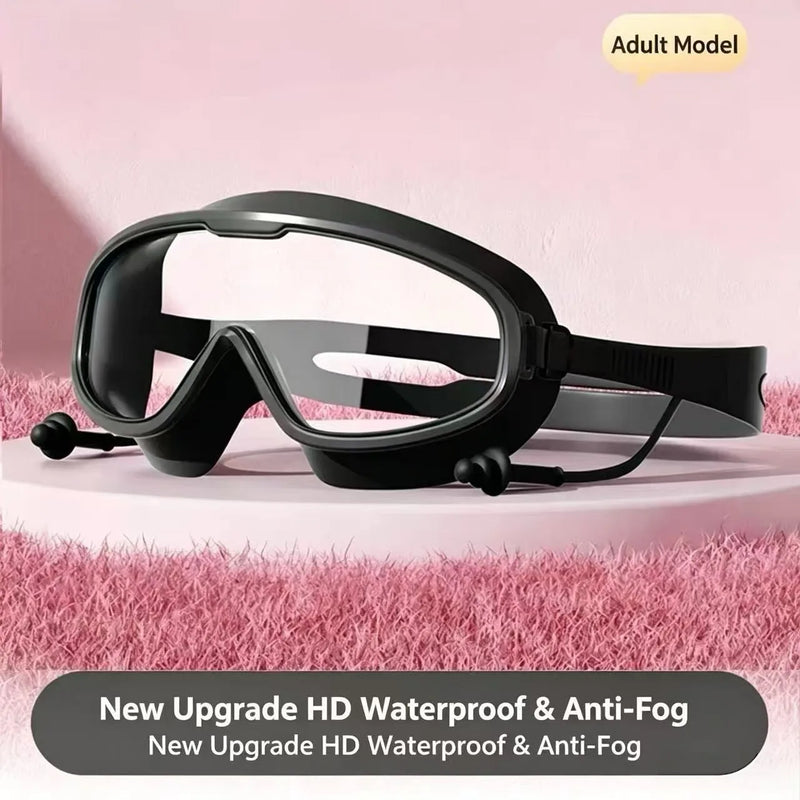 Universal Large Frame Swimming Goggles for Men And Women Anti Fog High Definition Drifting Swim Goggles