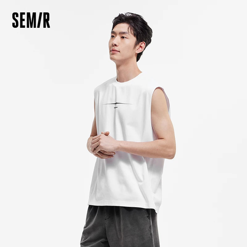 Semir Mens Vest 2026 Sleeveless Moisture Wicking Quick Dry Knitted Tops Sports Casual Style Soft Breathable Daily Wear Urban