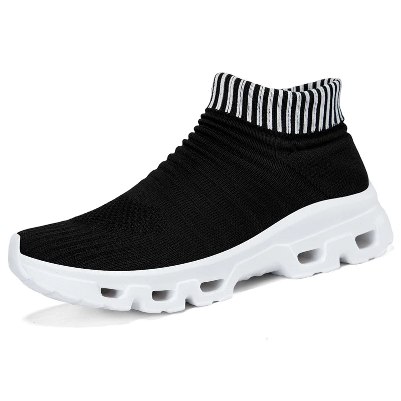 Mens Walking Shoes 2025 New Lightweight Mesh Breathe Thick Soled Comfort Unisex Daily Casual Outdoor Sports Leisure Sneakers