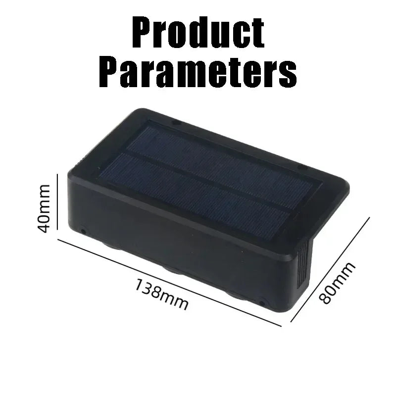 1/4 PCS Solar Wall Light LED Outdoor Garden Lights Decorations Waterproof Lamp for Courtyard Fence Railing Wall Lighting