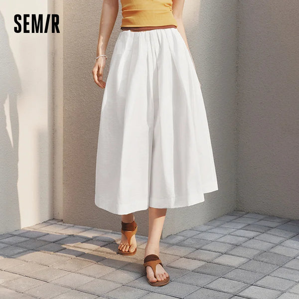 ខោស្ត្រី Semir ឆ្នាំ ២០២៦ ខោខ្លី ជើងធំ រឹងមាំ ស្ទីលទីក្រុង ធម្មតា ទន់ មានផាសុកភាព ស្លៀកប្រចាំថ្ងៃ
