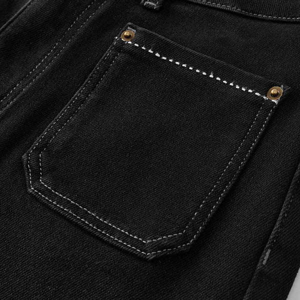 ខោខូវប៊យ Semir សម្រាប់នារី មានស្រទាប់ក្រណាត់រោមចៀម រចនាបែបបន្ទះ លំនាំឆ្នូត សមល្មម ជើងធំទូលាយ មានក្រវ៉ាត់ក ពណ៌សុទ្ធ ប្រវែងពេញ រដូវរងា 2026