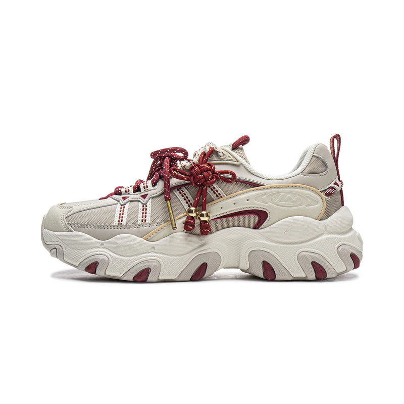 ស្បែកជើង Li-Ning សម្រាប់នារី X-CLAW LITE 3 ទម្ងន់ស្រាល ស្រួលពាក់ ទាន់សម័យ ស្បែកជើងប៉ាតា LiNing បុរាណ ធម្មតា AGCW004