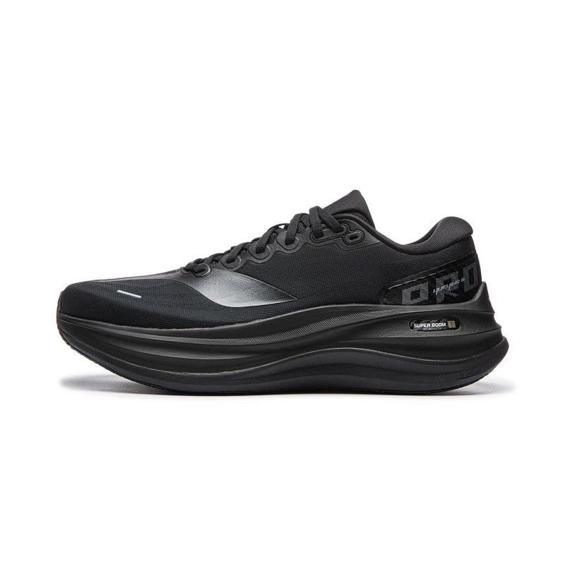 ស្បែកជើងរត់បុរស Li-Ning YUEYING 6 PRO Optimized Cushion ជាមួយប្រអប់ម្រាមជើងធំទូលាយ SUPER BOOM ស្បែកជើងប៉ាតាស្រាលឆ្លុះបញ្ចាំង LiNing ARHW015