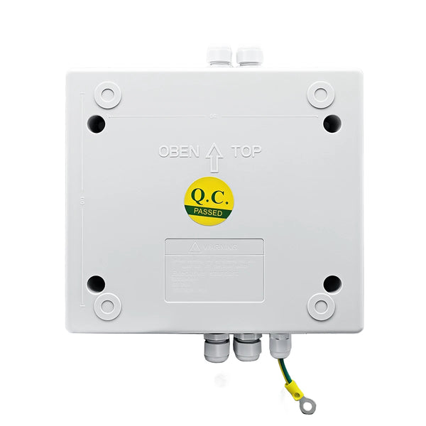 TOMZN Dual Power Automatic Transfer Switch Distribution Box 2P 230V 125AIP65 Waterproof Dustproof Outdoor-rated Connection Box