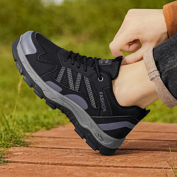 Hiking Shoes Four Seasons Men's Non-Slip Breathable lightweight Outdoor Casual Sneakers Comfortable Walking Sports Running Shoes