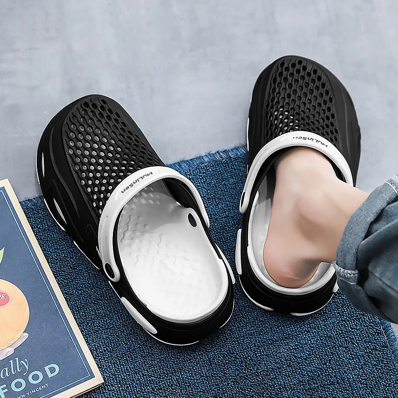 Men's Classic EVA Clogs Breathable Lightweight Anti slip Outdoor Garden Slippers summer New fashion casual soft sole beach shoes