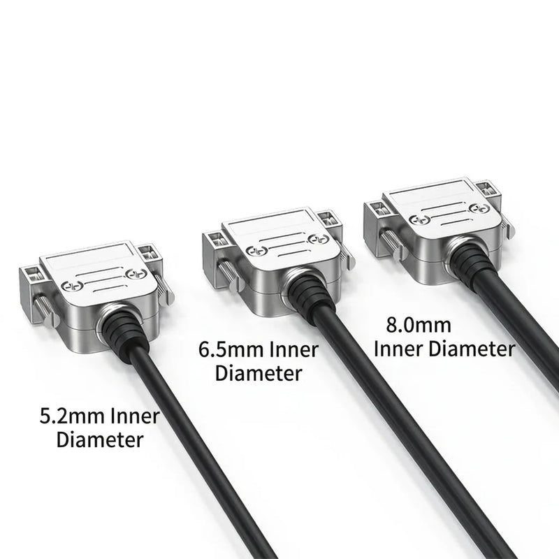 DIVEDEER Industrial Gold-Plated DB15 DB25 Connectors Male Female Parallel Ports with Metal Shells 25-Pin Plugs Industrial Use