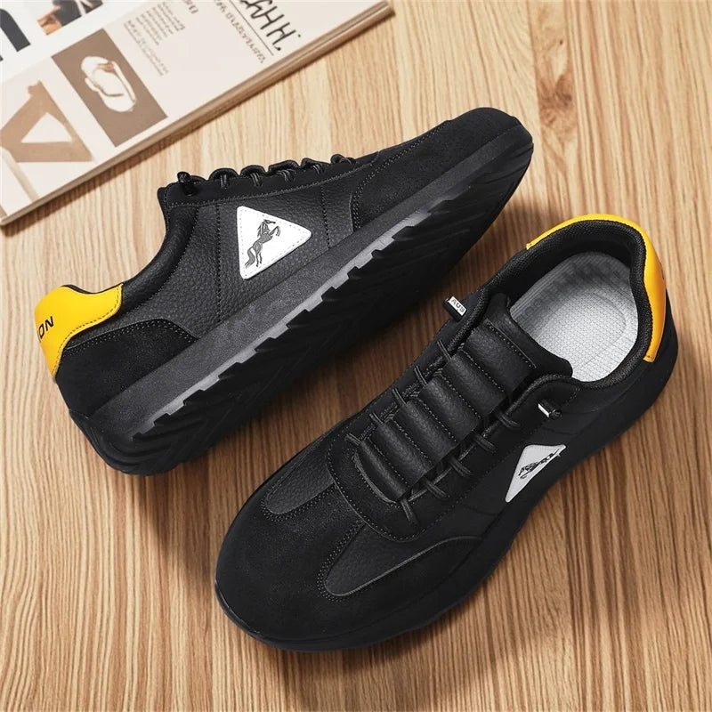 Men's comfort casual shoes four seasons new soft-sole anti-slip outdoor walking shoes fashion youth light sports running shoes