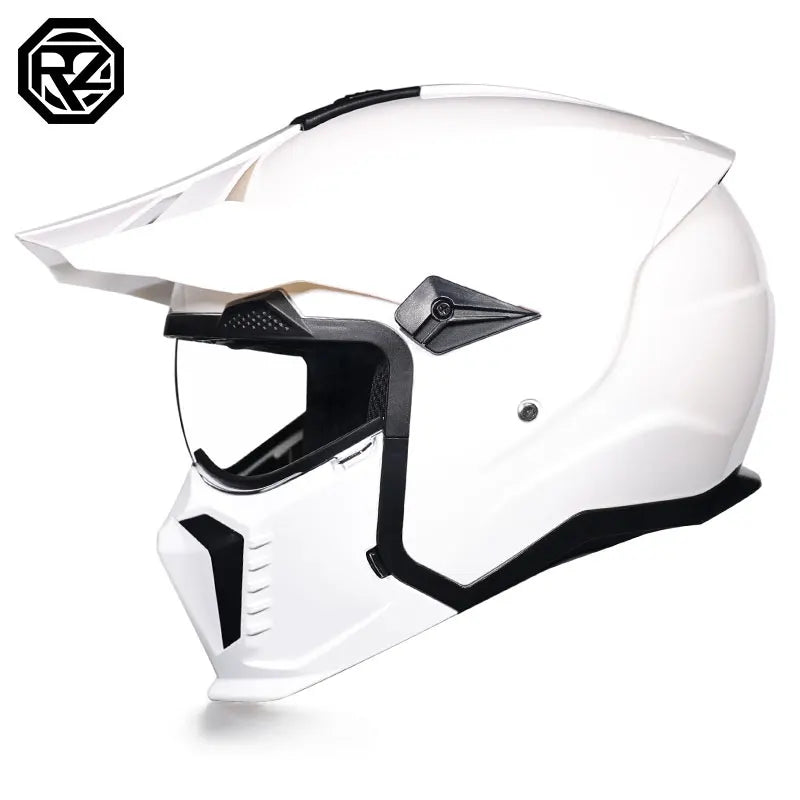 DOT  Certification ORZ Motorcycle Helmet Full Helmet ATV Downhill Motocross Capacete Men Detachable Chin Casco Moto For