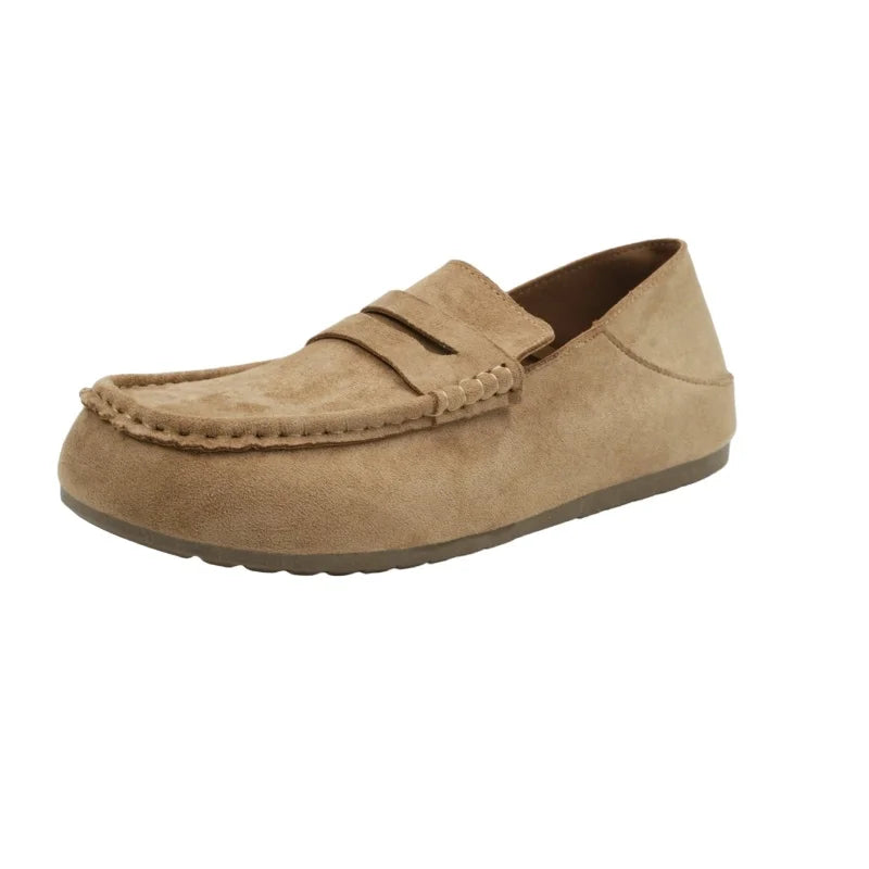 Men's slip on lazy casual shoes four seasons new breathable light soft-sole non-slip comfortable outdoor walking Joker tide shoe