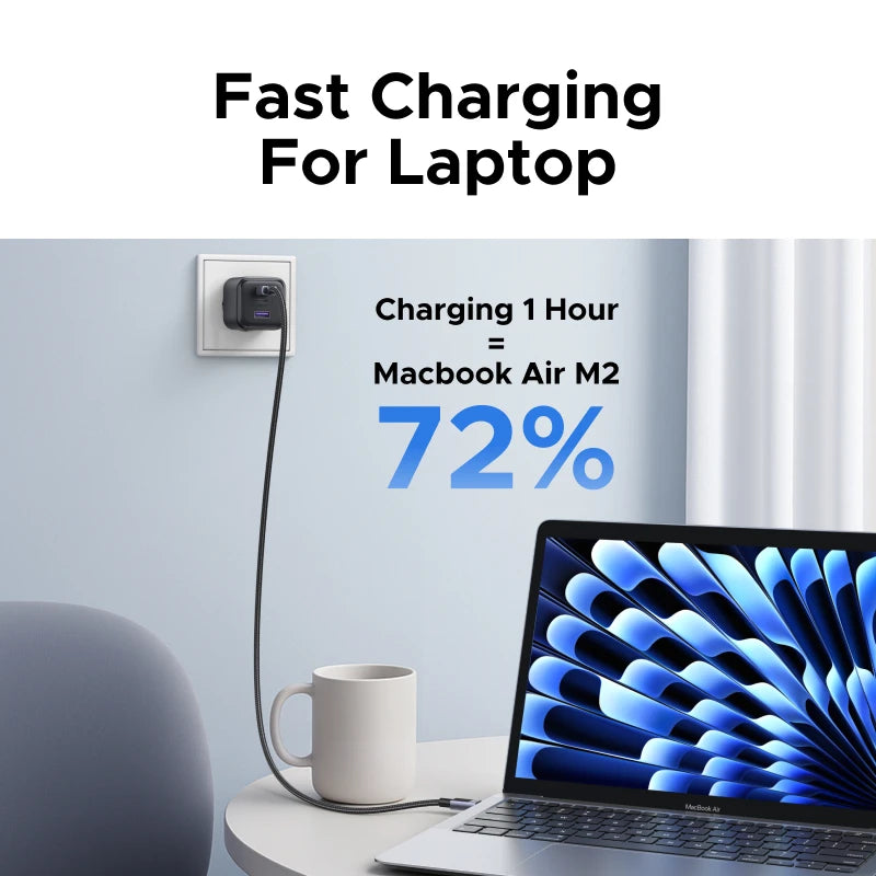 【Brazilian Plug】UGREEN 45W GaN Charger PD3.0 PPS QC3.0 USB C Charger For Samsung S26 iPhone 18 17 16 Pro Max iPad Xiaomi Tablet