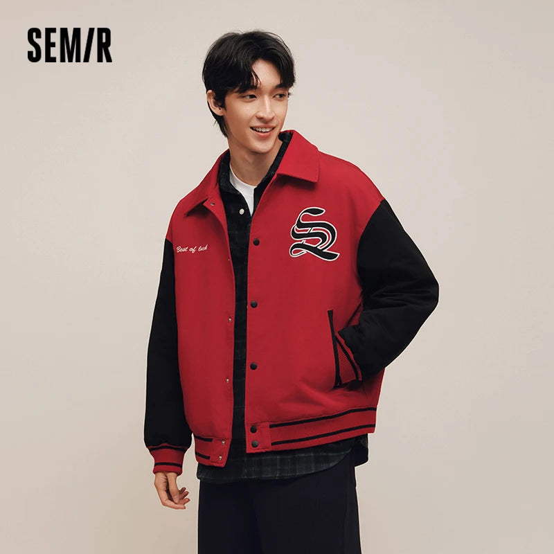 Semir Waterproof Jacket Men Stain-Resistant Loose Casual Top 2026 Spring New Year Style Trendy Stylish Outerwear
