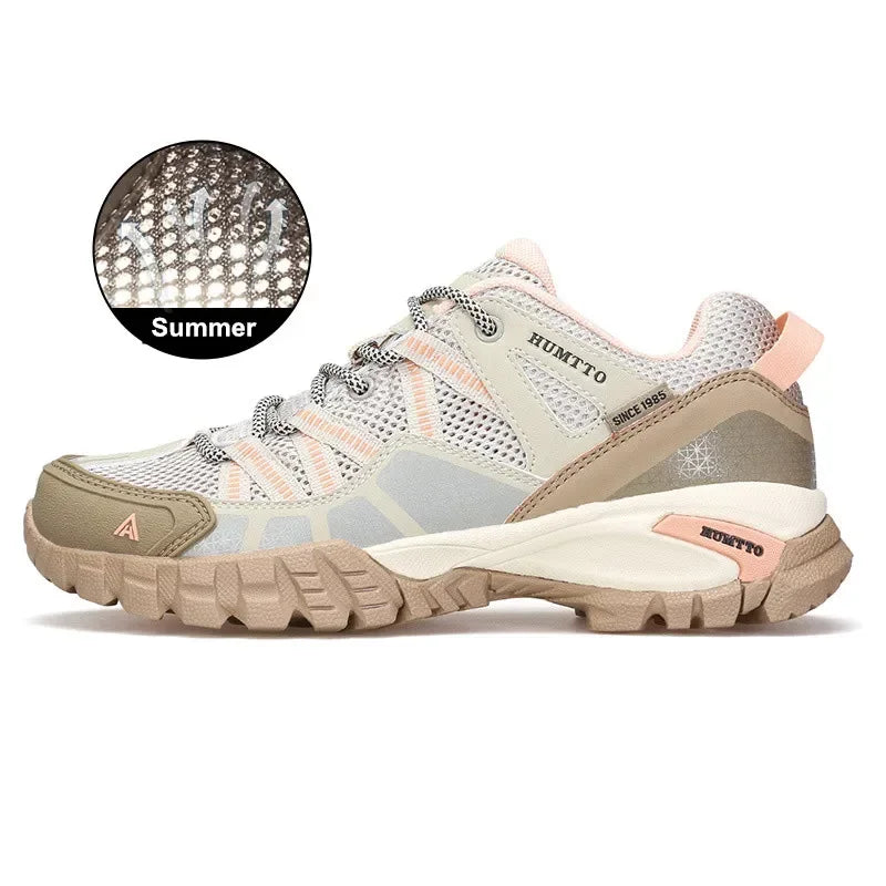 HUMTTO Women's Sports Shoes Anti-slip Hiking Shoes Winter Outdoor Boots Luxury Designer Sneakers for Women Treeking Boots Woman
