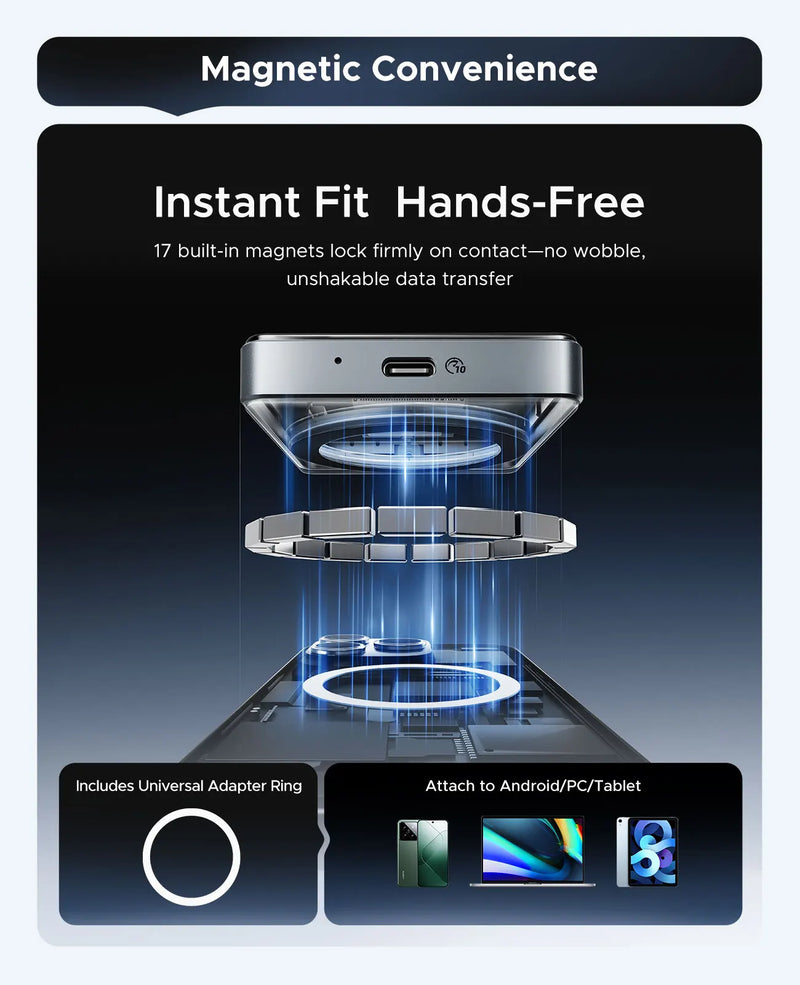 ORICO External Ssd 2230 2242 Enclosure Nvme SSD external Case SSD Card Reader with PD 100W 10Gbps for iPhone 16 17